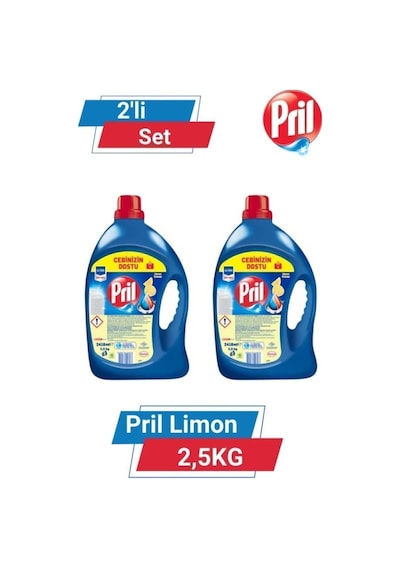 Pril Limon 2.5 Kg 2'li Set set-hnkdtj-5206-6155