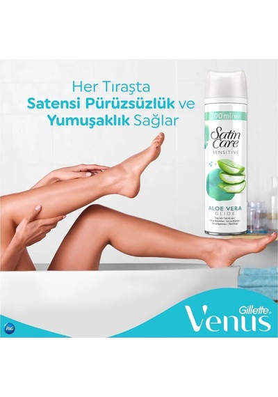Satin Care Tıraş Jeli Hassas 200 Ml Sensıtıve +2 Adet