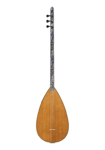 Saz-z-2-2 Ceviz-abalone Klavye Kısa Sap Bağlama