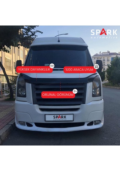 Volkswagen Crafter 2006-2012 Yıl Aralığı Uyumlu Kaput Rüzgarlığı 4mm Siyah