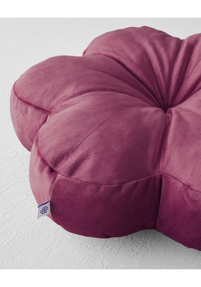 English Home Artistic Bloom Dekoratif Kırlent 40 Cm Bordo Bordo