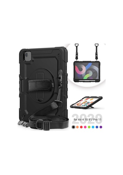 Apple Uyumlu iPad, Air 11inç M2 2024 Kılıf Defender Askılı Pars Case A2902 A2903 A2904
