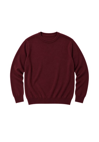 Battalmoda Erkek Büyük Beden Bordo Bisiklet Yaka Pamuklu Kazak 3xl-4xl-5xl-6xl