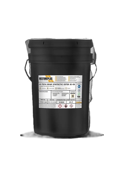 Restoreplus Hi-Tech Gear Synthetic Ester Se-08 Dişli Sistemlerinde Mikron Düzeyinde Kusursuz Koruma 20 L