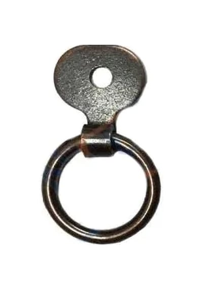 Halkalı Tablo, Çerçeve Askısı, Küçük, 15x28mm, Eskitme - 100 Adet Sarı