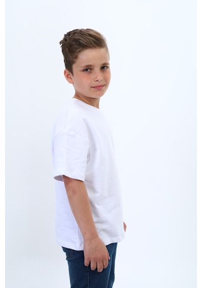 Toontoy Kids Toontoy Erkek Çocuk Pamuklu Bisiklet Yaka Kısa Kollu Düşük Omuz Baskılı Basic Tişört 22978 Beyaz Toontoy Kids Toontoy Erkek Çocuk Pamuklu Bisiklet Yaka Kısa Kollu Düşük Omuz Baskılı Basic Tişört 22978 Beyaz