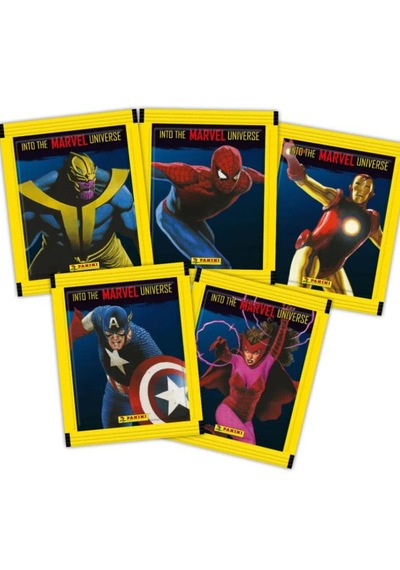 Panini Marvel Sticker - 5 Paket 25 Adet Çıkartma