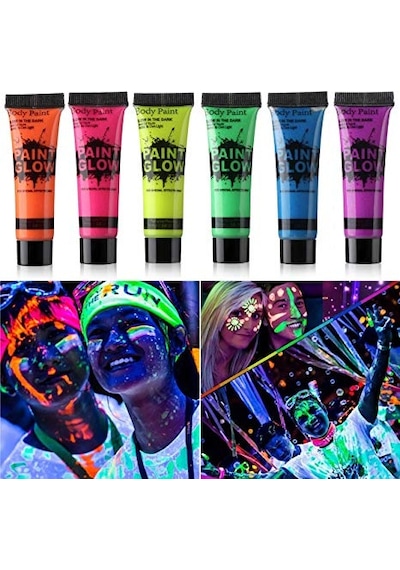 Neon Glow Fosforlu Krem Boya - 12 Adet Standart