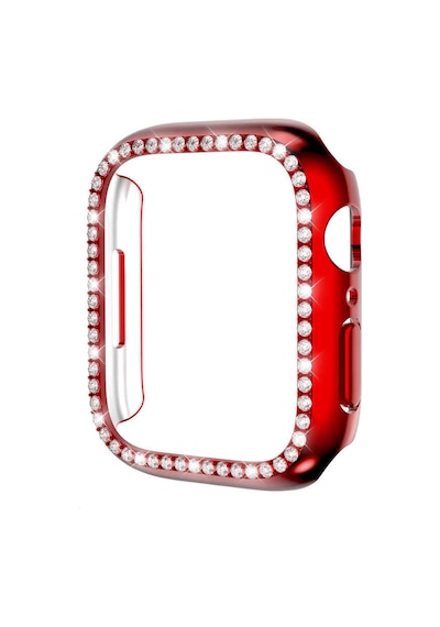 Ekılıf - Apple Uyumlu Watch 38mm - Kasa Ve Ekran Koruyucu Watch Gard 05 Sert Pc Koruyucu - Şeffaf