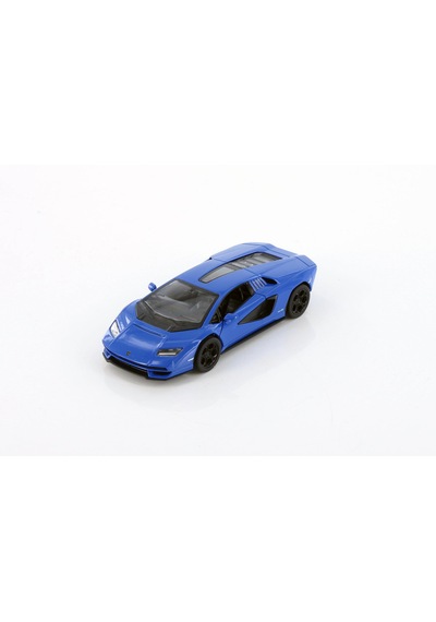 Lamborghini Countach Lpı 800-4 Hardtop Diecast Model Araba Mavi