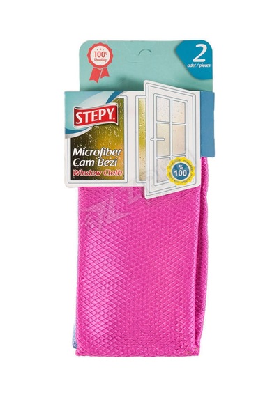3 Adet Stepy Microfiber Cam Bezi 2 Li Tekli