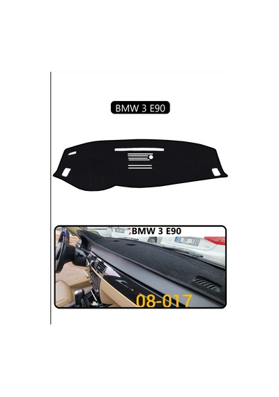 Bmw 3 E90torpido Koruma Halısı Siyah Kenar