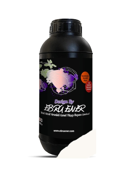 Ebru Ener Anka Vernikli Boya Pamuk Beyaz 1000 Gr.