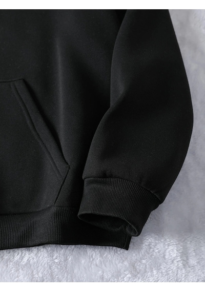 Startmore Oversize Boston Celtic Tasarım Baskılı Kapüşonlu Sweatshirt Hoodiemodel 1 Siyah Siyah