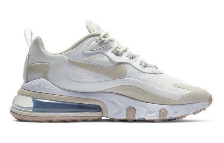 Nike Air Max 270 React Light Orewood Brown Krem - Beyaz