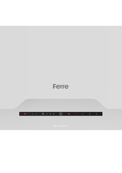 Ferre SS206+D064-SA 2'li Ankastre Set Beyaz