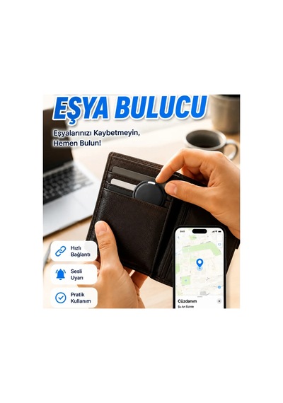 Airtag Konum Takip Cihazı İos Ve Android Uyumlu Akıllı Eşya Bulucu