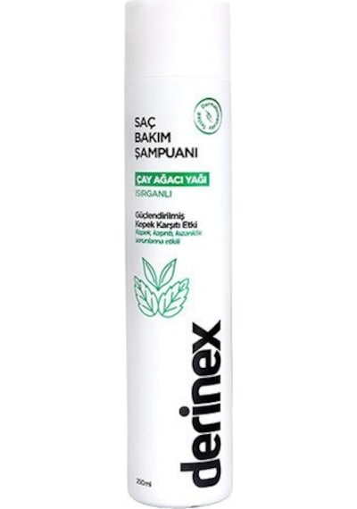 Derinex Çay Ağacı Yağlı Isırganlı Kepeğe Karşı Saç Bakım Şampuanı 250ml Tüm Saçlar
