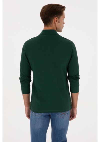 U.s. Polo Assn. Erkek Koyu Yeşil Sweatshirt 50307688-vr079 Koyu Yesıl