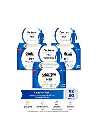 Centrum Men 30 Tablet 3 Adet