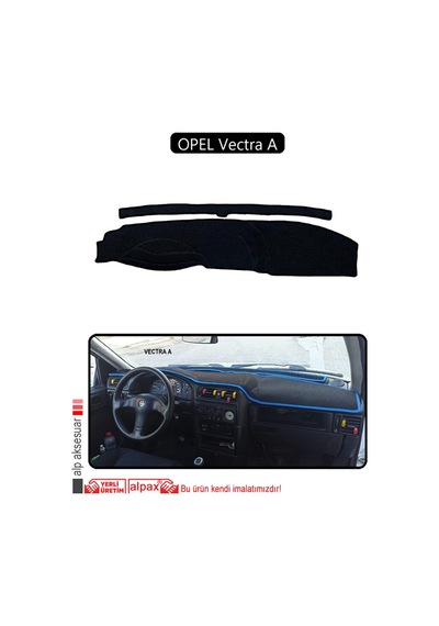 Opel Vectra Atorpido Koruma Halısı Siyah Kenar