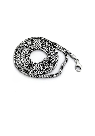 Gümüş 2,2mm Tilki Kuyruğu 65 Cm Boyun Zinciri Kolye Altın - Gümüş