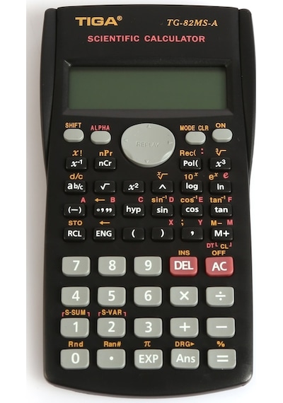 Tiga TG-82MS-A Bilimsel Fonksiyonlu 12 Hane Hesap Makinesi