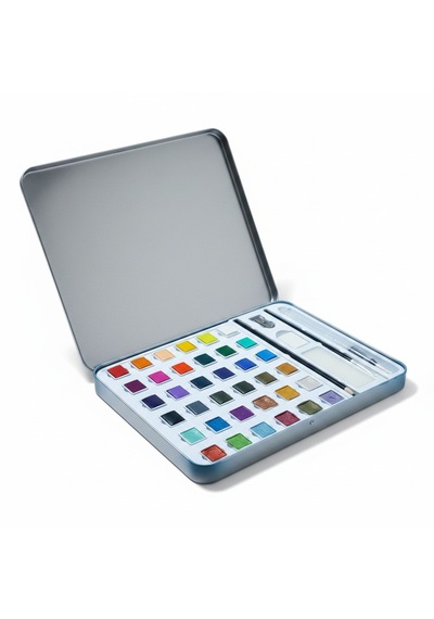 Solid Water Colour 36 Renk Suluboya Takımı Çok Renkli