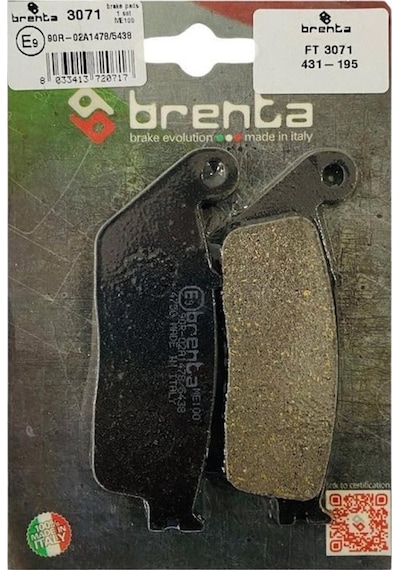 Trıumph Tiger 800 Ön Fren Balata Brenta Made İn İtaly