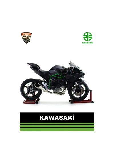 Kawasaki Ninja H2r Maket - 1:6 Işıklı Sesli Dumanlı