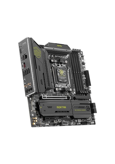 Msı Mag B850m Mortar Wıfı Amd Ryzen B850 Am5 Soket 8400mt/s Wi-fi 7 Matx Anakart