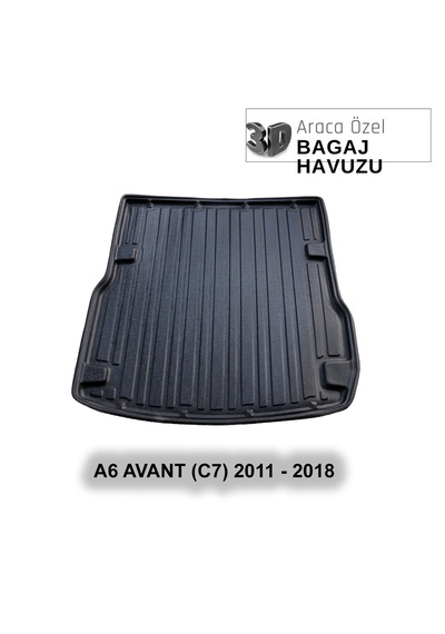 Audı A6 Avant C7 2011 - 2018 Araca Özel 3d Bagaj Havuzu