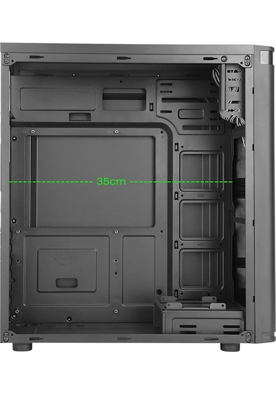Frisby FC-2905B 400W Mid Tower Bilgisayar Kasası Siyah