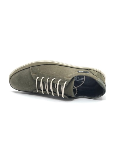 James Franco 9144 Deri Sneaker Casual Erkek Ayakkabı Haki