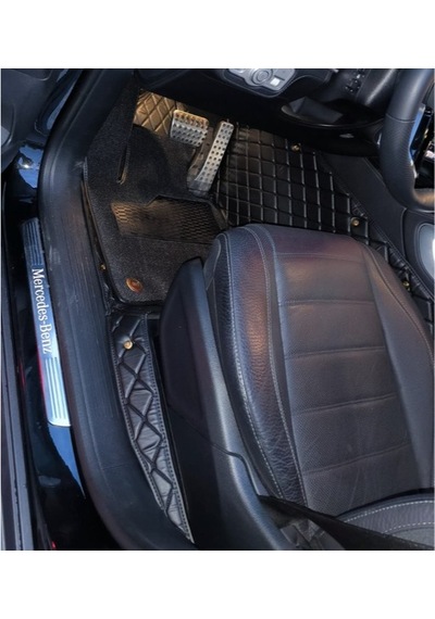 Mercedes-benz Gls 2020-2025 Arası 5 Kişilik Aracına Özel 8d Çift Katmanlı Havuzlu Paspas Takımı Siyah