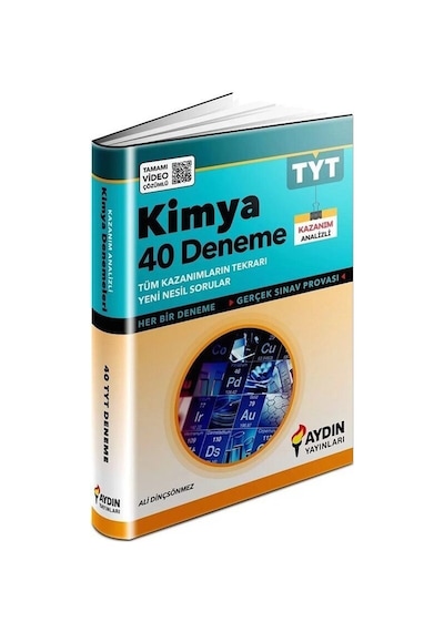 Aydın Yayınları Tyt Kimya 40 Deneme