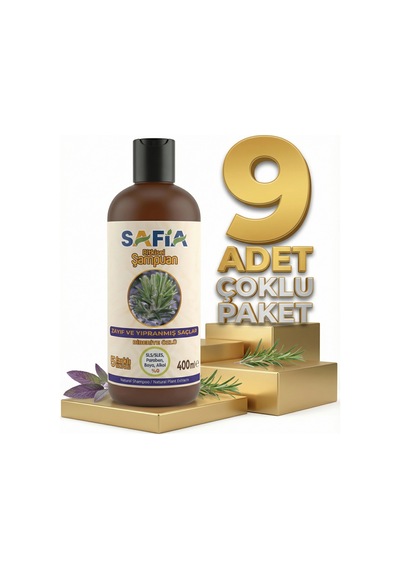 Safia Zayıf Ve Kırılgan Saçlar İçin Şampuan 9x400 Ml