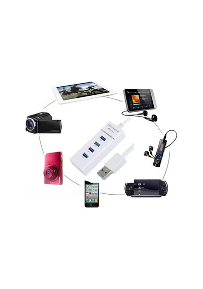 4 Port Usb 3.0 Hub Usb Çoklayıcı 5Gbps Chipli Versiyon