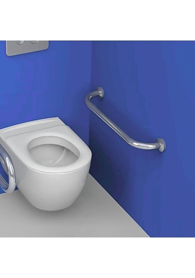 Yaşlı Ve Bedensel Engelli Tutunma Barı,küvet Tutamağı Paslanmaz Krom Kalın Banyo Tutamağı 32q 30cm Krom
