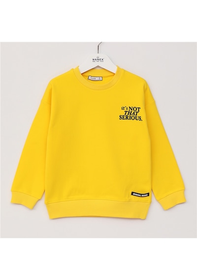 Wanex Kız Çocuk Uzun Kol Kalın Sweat - 32305 Pembe