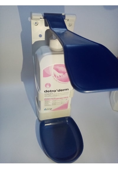 Detroderm El Dezenfektanı ve Duvar Dispenser Seti 2 x 1 L