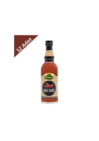 Kühne Kırmızı Jalapeno Acı Sos 100 Ml X 12 Adet