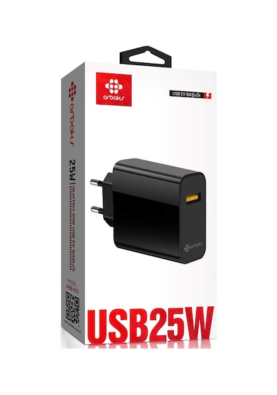 4.1a 25w Quatro Qc3 Hızlı Şarj Cihazı Başlığı Arbaks Arb-015
