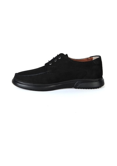 Dropland 8522 Siyah Nubuk %100 Deri Erkek Casual Ayakkabı