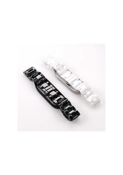 Xiaomi Mi Band 4 Uyumlu Krd-21 Metal Nvth Kordon-siyah