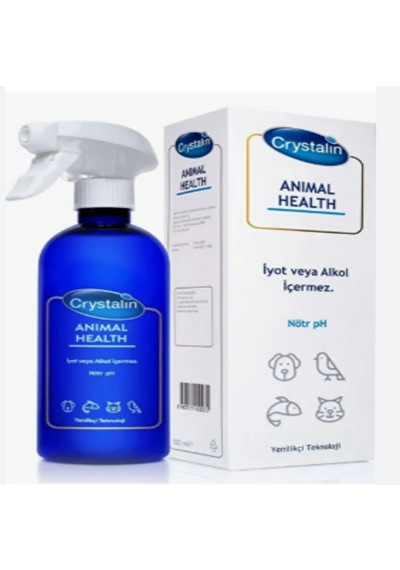 Crystalin Animal Health Yakmayan Ve Acıtmayan Hücre Yedsnileyici İlk Yardım Bakım Solüsyonu 500 Ml