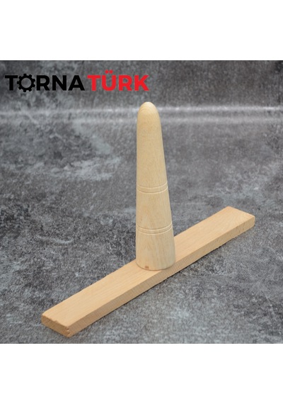 Ahşap Malafa Bileklik Çalışma Malafası Şekillendirme Aparatı Metalik