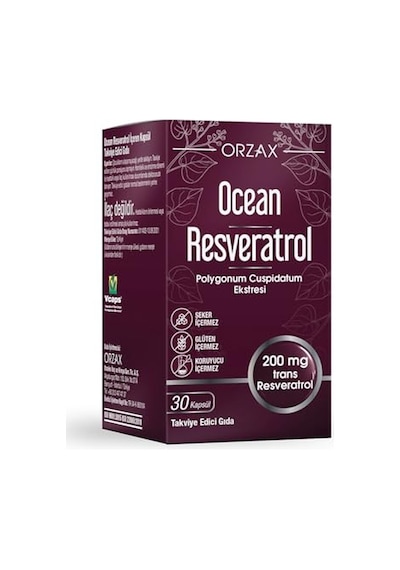 Orzax Ocean Resveratrol 200 Mg 30 Kapsül