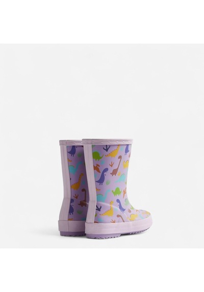 Hunter Originals Wellington Çocuk Lila Bot Çocuk Purple Dinosaur Bot Hfrk0039252-pd Mor