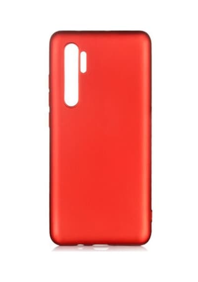 Xiaomi Mi Note 10 Lite Kılıf Esnek Yapılı İnce Slim Silikon Kapak Ryc/premier Kirmizi